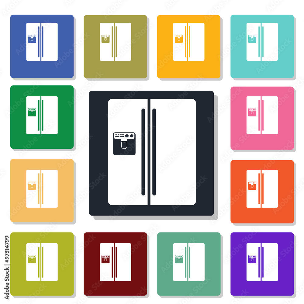 Refrigerator icon Refrigerator icon