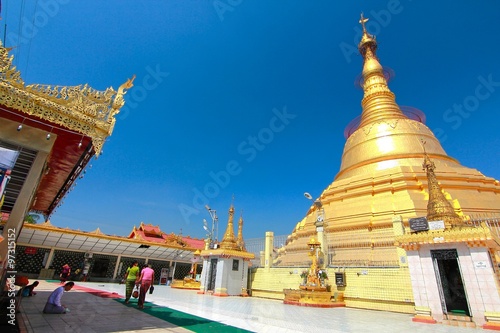  Botataung pagoda in Yangon, Myanmar photo