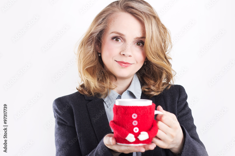 Beautiful blonde with have coffe break. Business woman. Closed for lunch. Tea party. Isolated on white. Portrait of a beautiful blonde
Beautiful blonde with have coffe break. Business woman. Closed for lunch. Tea party. Isolated on white. Portrait of a beautiful blonde