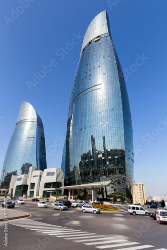 Flame Towers in Baku