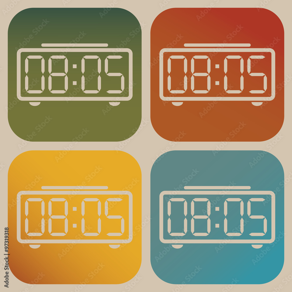 Alarm clock icon Alarm clock icon