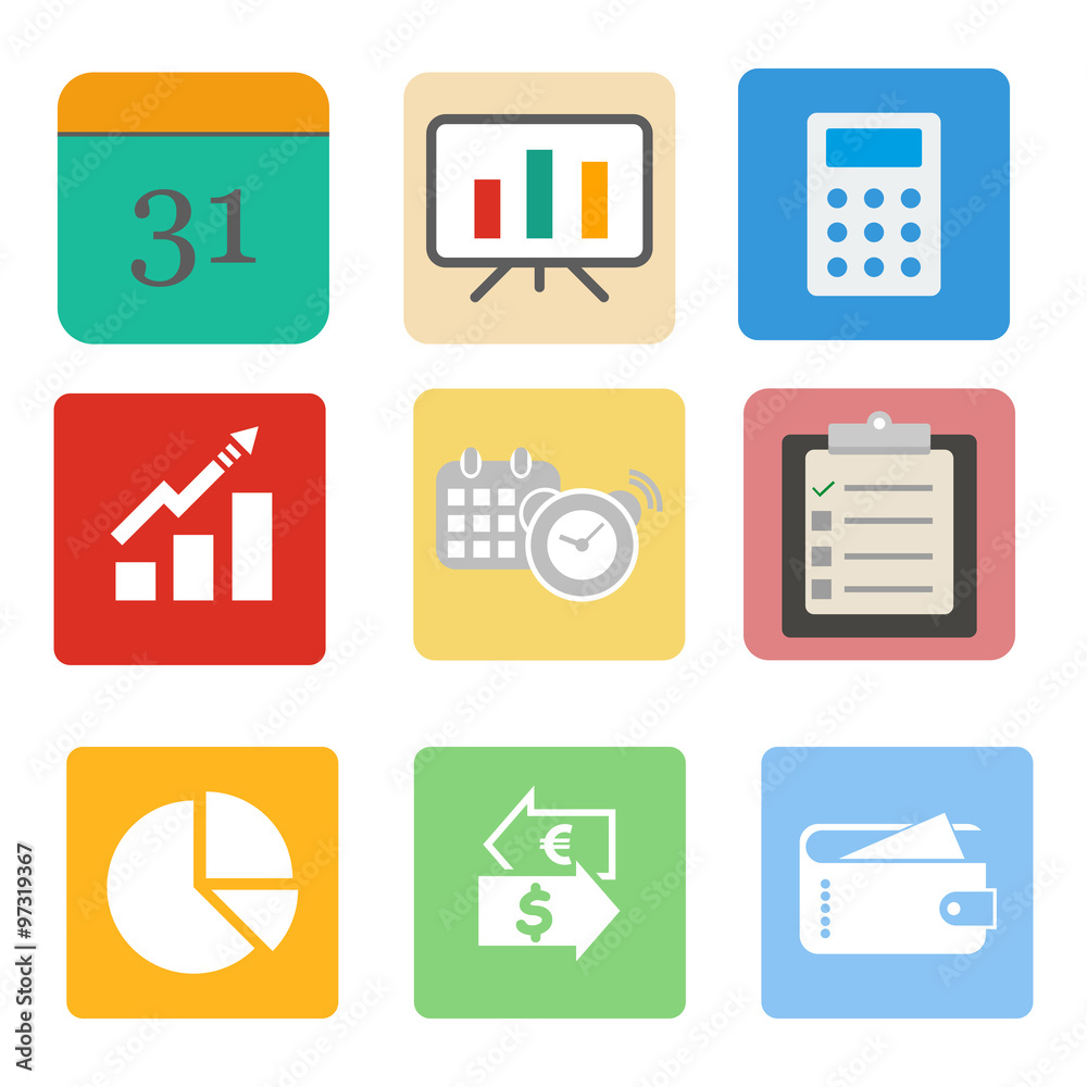 business set icon business set icon