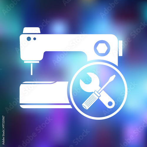 Repair of household appliances icon