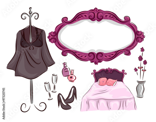 Ladies Bedroom Chic Design Elements