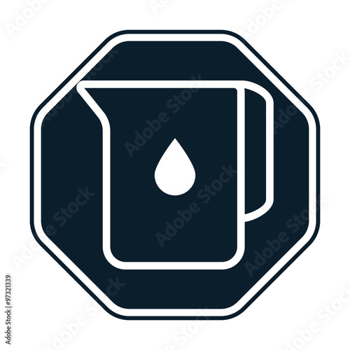 Water filter icon