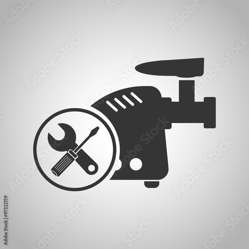 Repair of household appliances icon