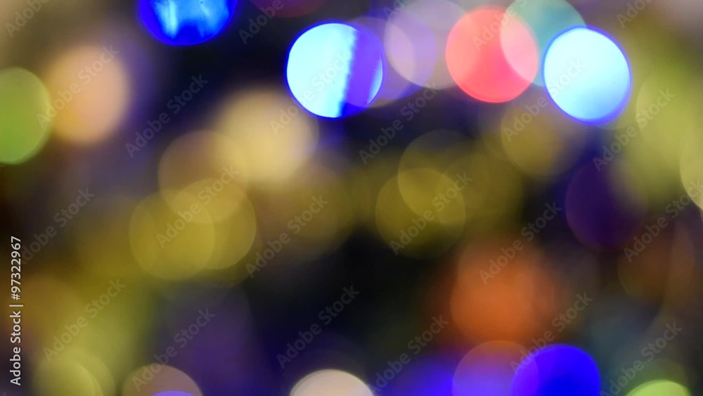 Bokeh luces de árbol de Navidad Bokeh luces de árbol de Navidad