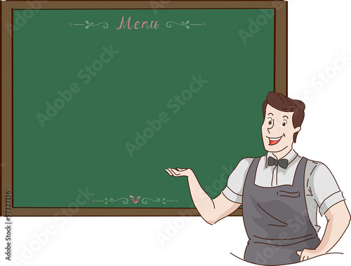 Menu Board Waiter