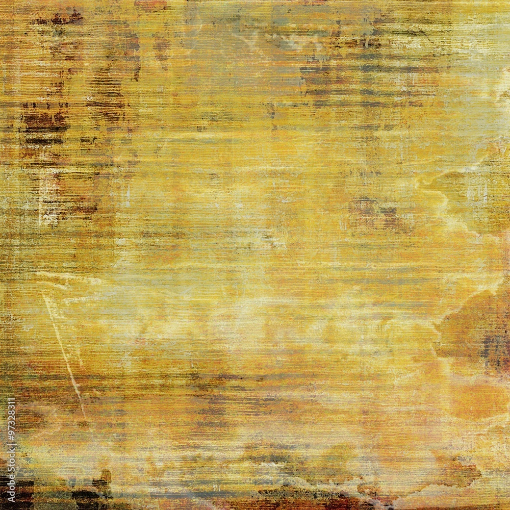 Fototapeta premium Art grunge vintage textured background. With different color patterns: yellow (beige); brown; gray; white
