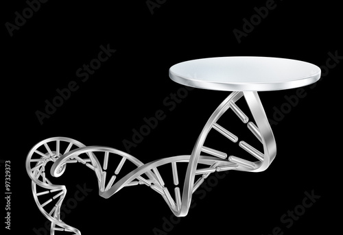 3D Metall DNA Helix