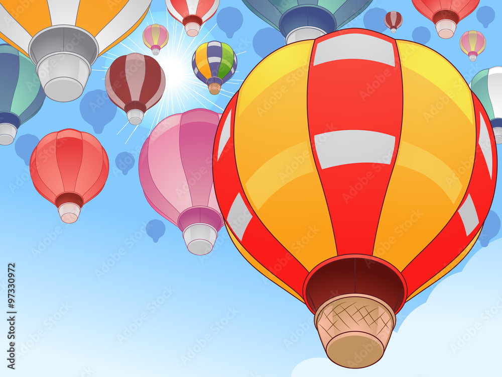 Fototapeta premium Hot Air Balloons