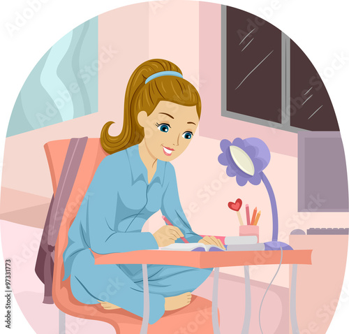 Teen Girl Home Study Notes