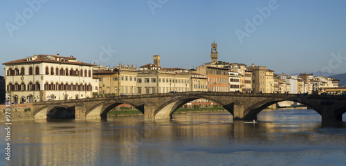 Ponte alla Carraia, Bridge on the Arno river, Florence