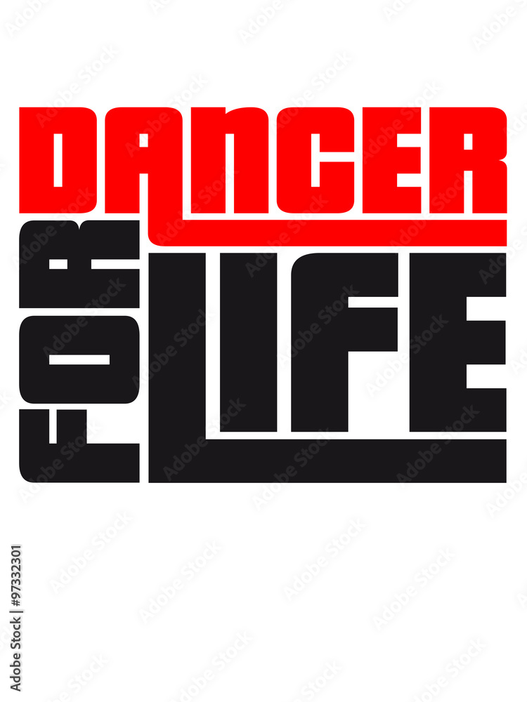 dancer for life text design logo cool dance dancer for life text design logo cool dance