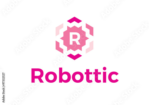 R Logo - Pink Hexa Technology