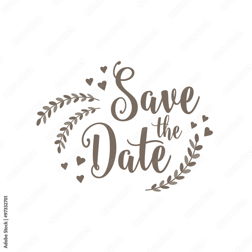 Lovely Save the Date Design Lovely Save the Date Design