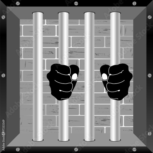 prison ball violence vector