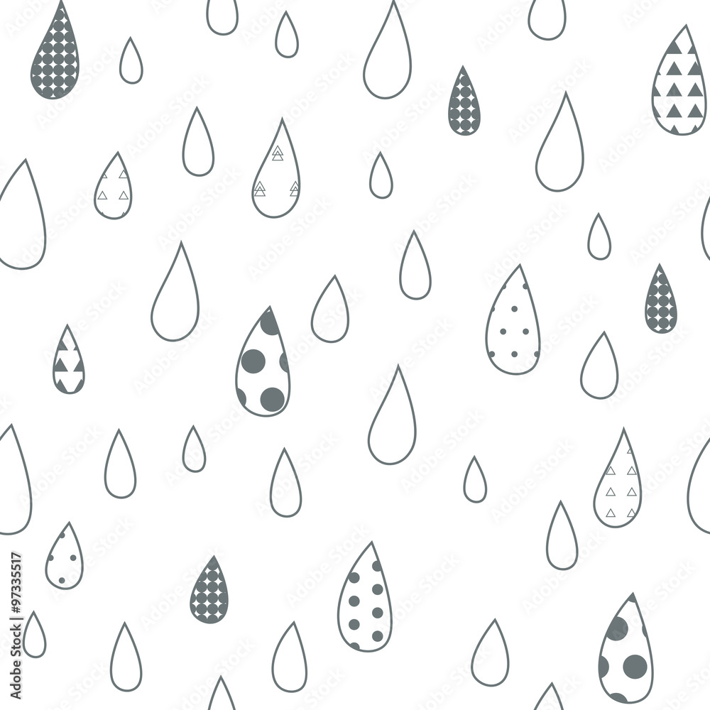 Baby vector seamless pattern. Light fun patchwork dotted rain print for textile fabric. Kids room decor stickers for wall, furniture, surfaces. Baby vector seamless pattern. Light fun patchwork dotted rain print for textile fabric. Kids room decor stickers for wall, furniture, surfaces.