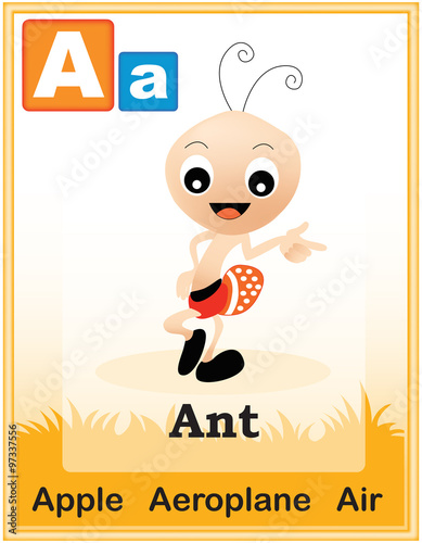 Alphabet letter A