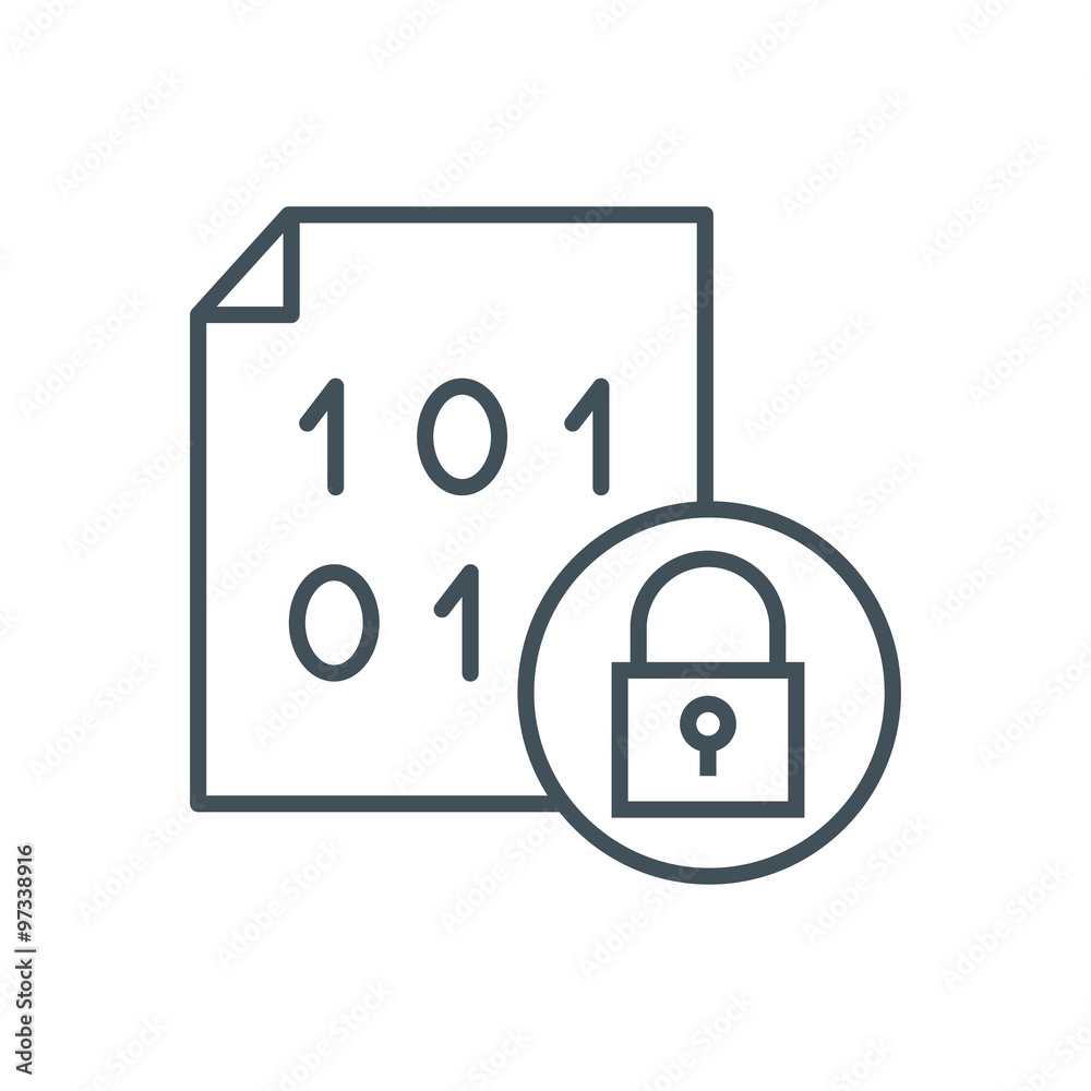 Security, data protection icon Security, data protection icon