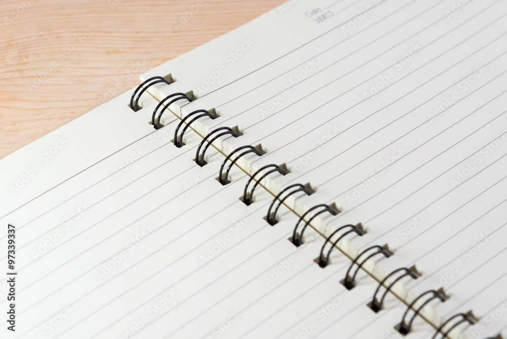 Notebook paper for working and creativity Notebook paper for working and creativity