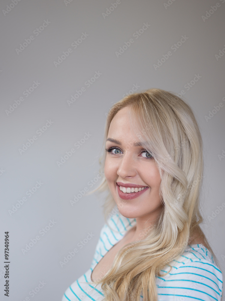 Fototapeta premium Portrait of pretty young woman