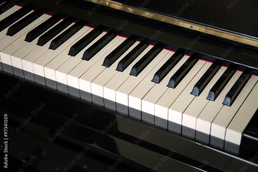 close-up piano keys. close-up piano keys.