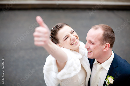 Fototapeta Naklejka Na Ścianę i Meble -  bride and groom