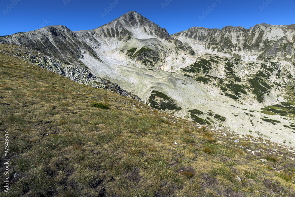 Amazing panorama of Polezhan peak, Pirin Mountain, Bulgaria