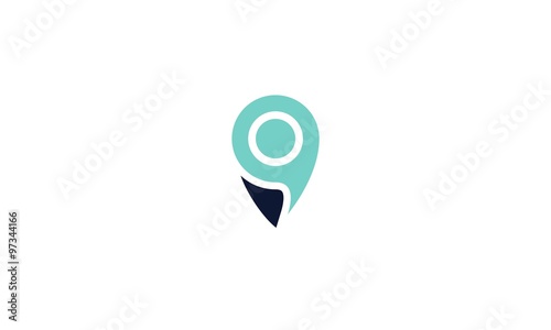  position GPS technology logo © christopherart
