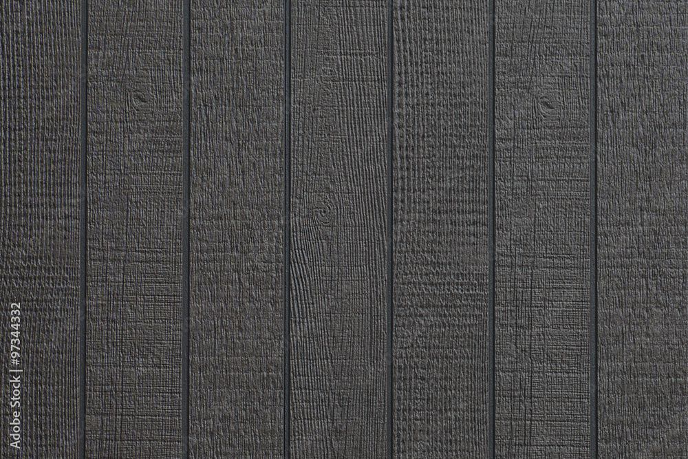 Fototapeta premium Black wood wall texture and background seamless