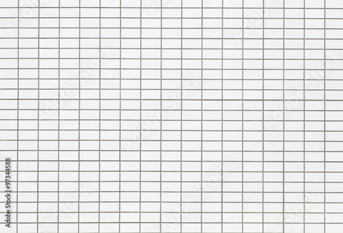 White modern brick wall texture and seamless background