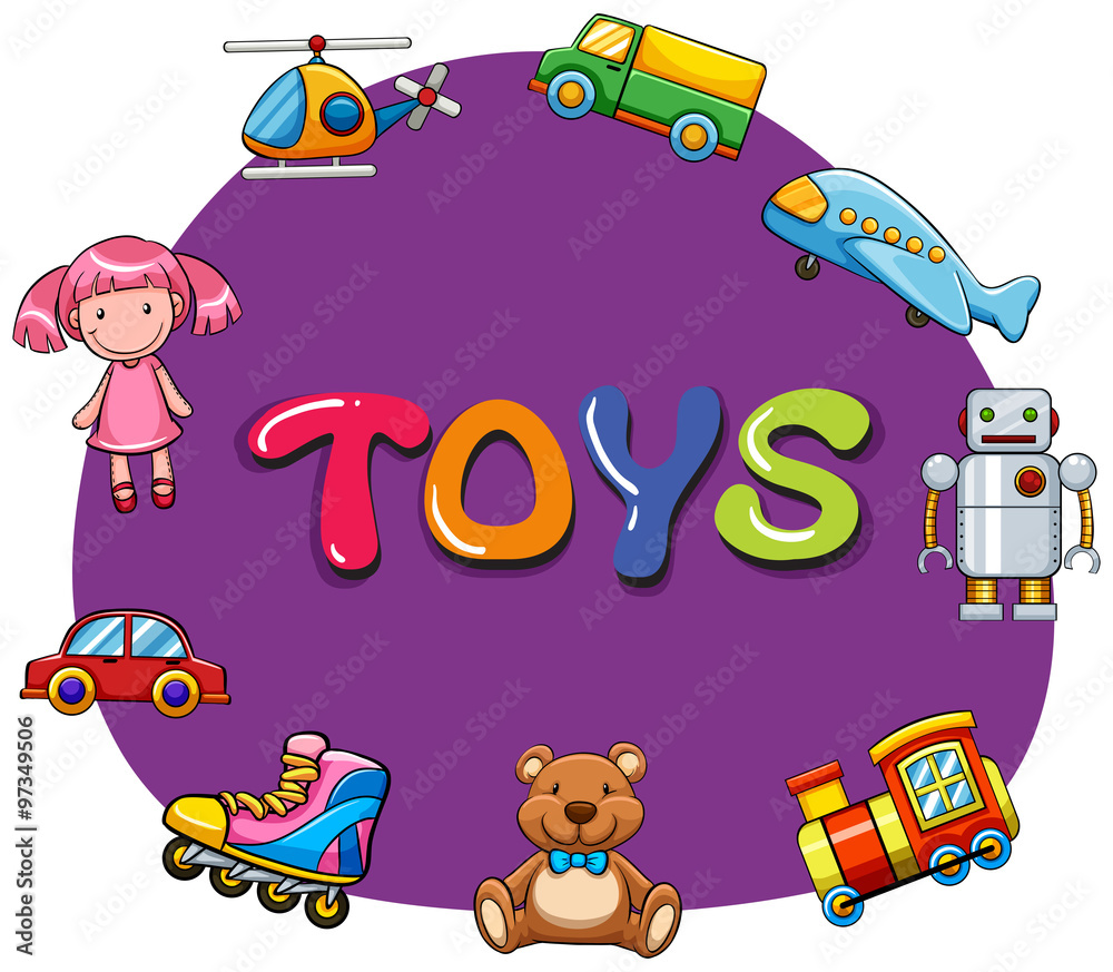 Different kind of toys Different kind of toys