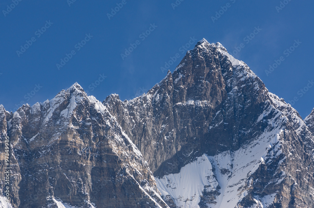 Lhotse mountain peak, Everest region