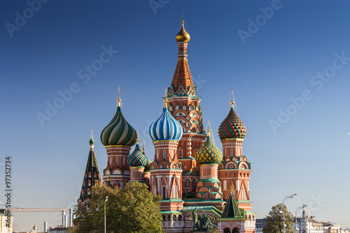 3 oct 2015 : Moscow,Russia,Red square,view of St. Basil's Cathed photo
