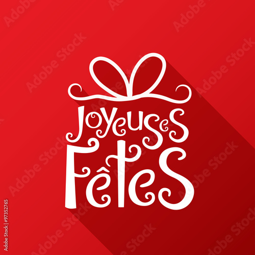 Carte "JOYEUSES FETES"