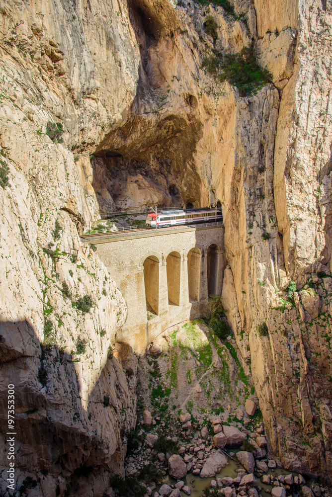 Caminito del Rey train