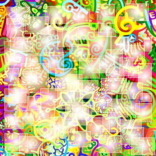 Abstract Unique Colorful Background