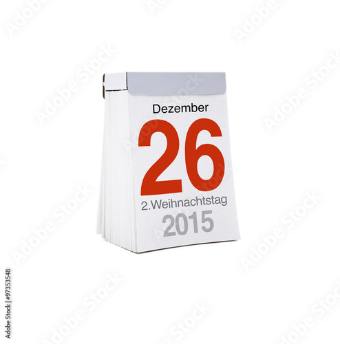 Sechsundzwanzigster Dezember