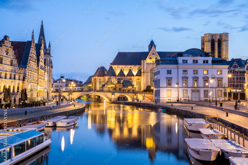 Naklejka premium Ghent Belgium