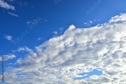 blue sky with cloud