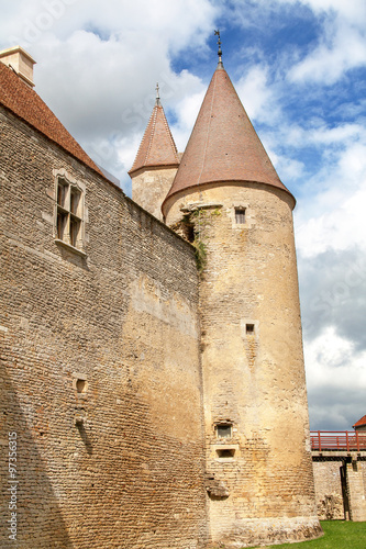 Forteresse médiévale de Chateauneuf, Cotes d'Or, Bourgogne, France