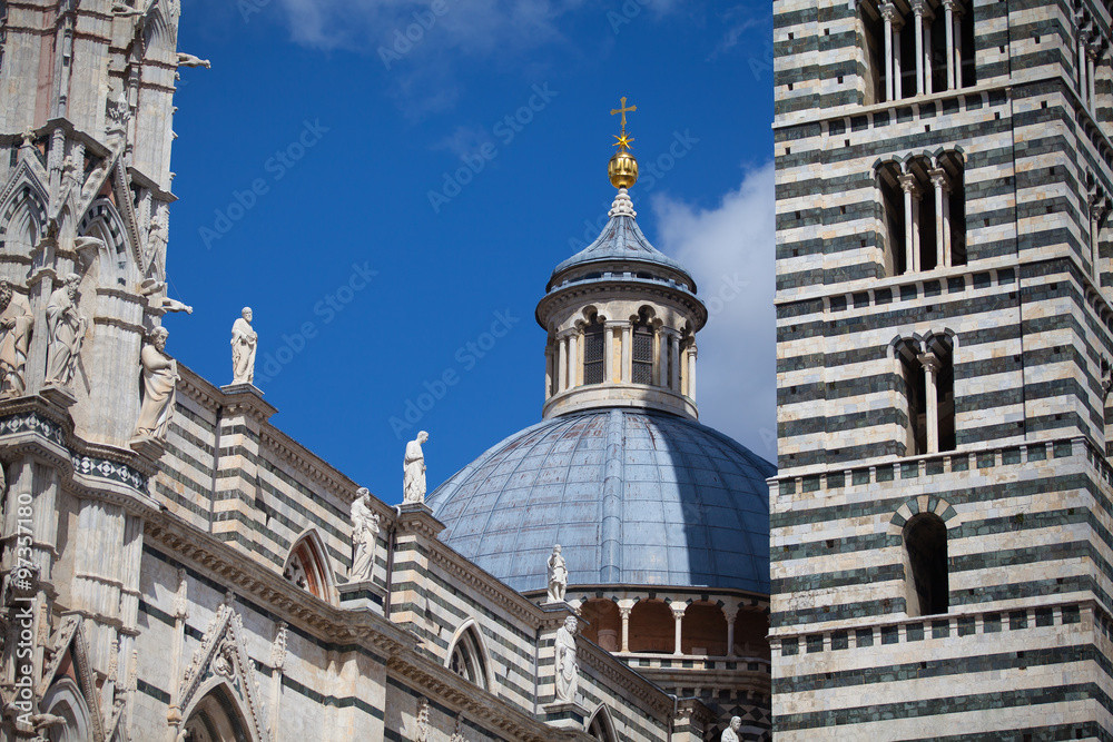 Siena Cathedral in Tuscany, Italy