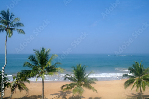 Picturesque tropical beach. Sri Lanka