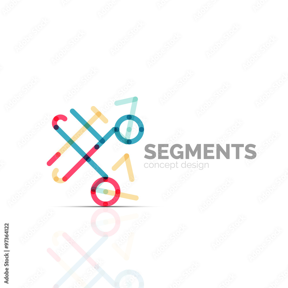 Arrow icon vector logo. Company branding element Arrow icon vector logo. Company branding element