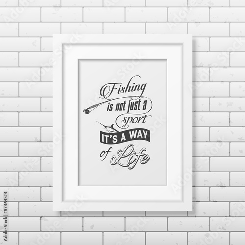 Quote typographical Background in the white frame 