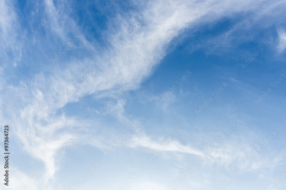 blue sky with cloud
