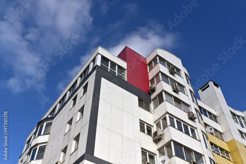 Modern residential building. Minsk, Belarus.