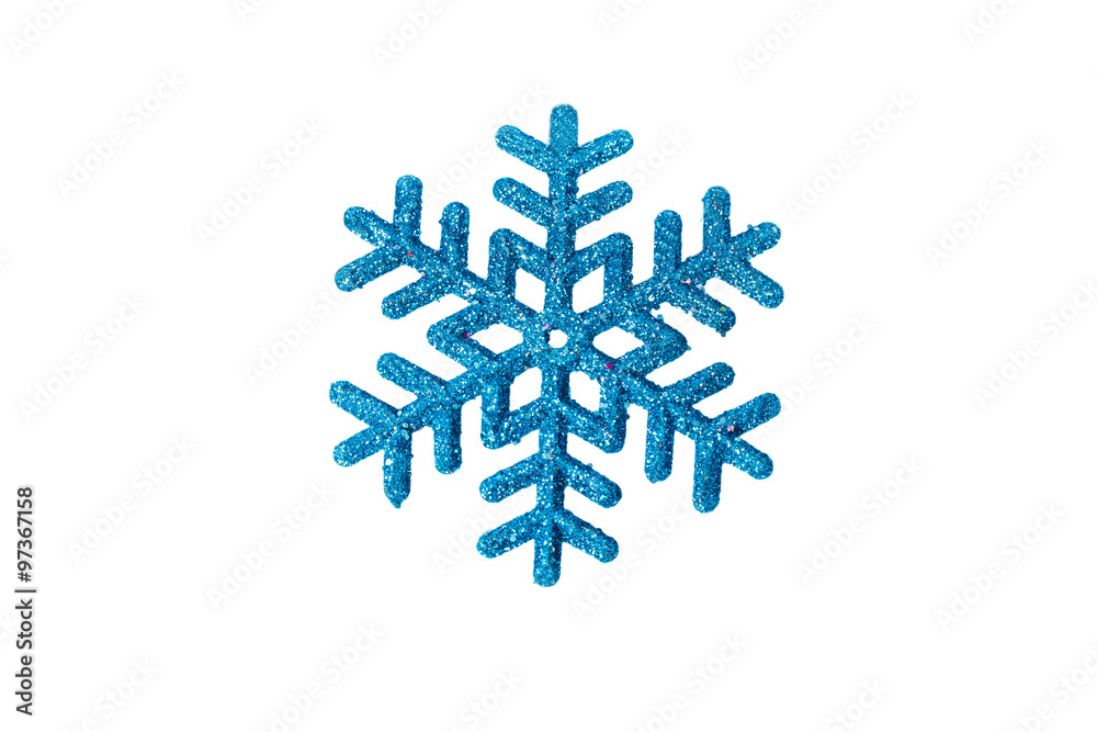 blue snowflakes isolate background blue snowflakes isolate background