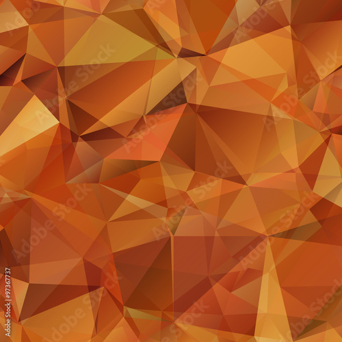 Orange Triangle Abstract Background